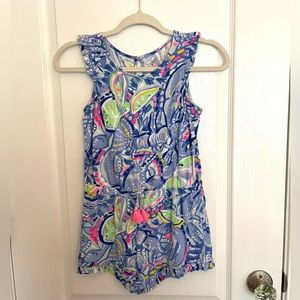 Lilly Pulitzer Girls Romper Large, size 8-10